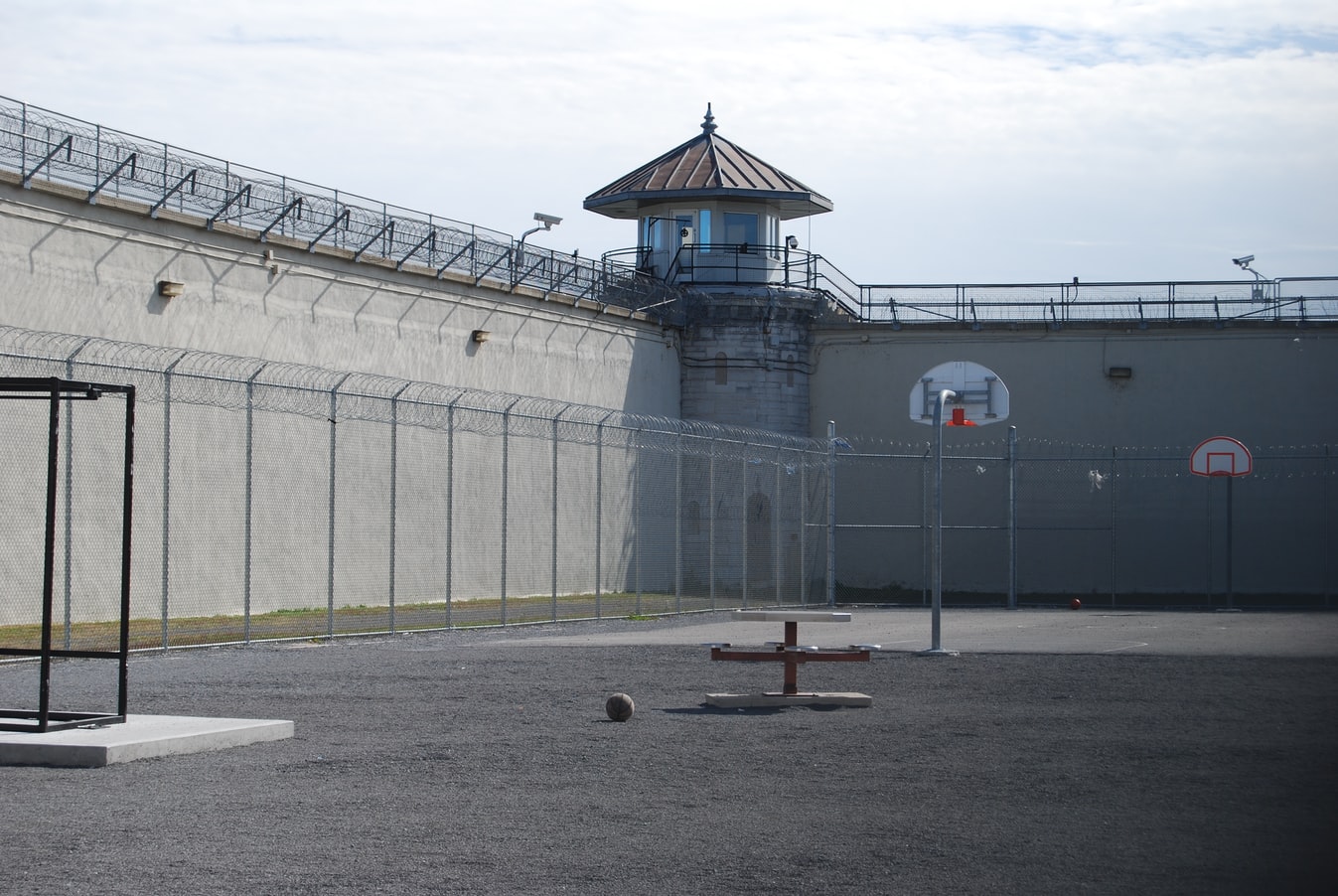 Outside of a Federal Prison